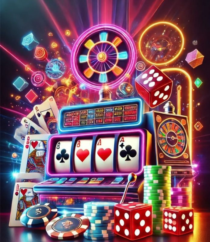 Tampilan studio live Teen Patti serba jitu dengan dealer dan meja kartu